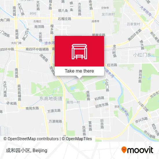 成和园小区 map
