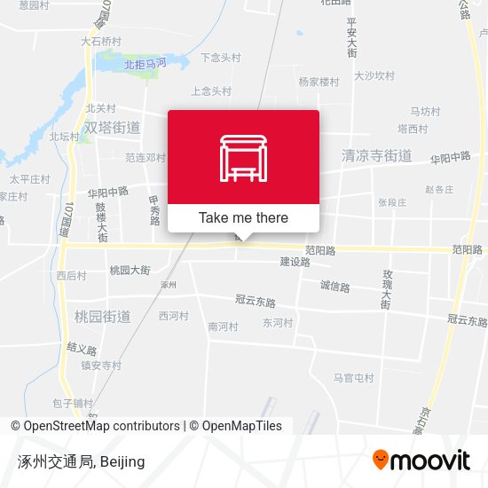 涿州交通局 map