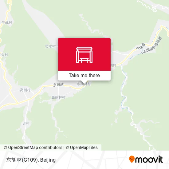 东胡林(G109) map