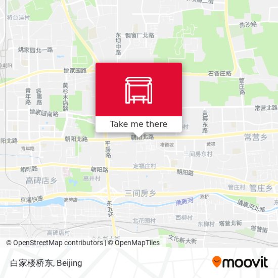 白家楼桥东 map