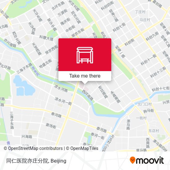 同仁医院亦庄分院 map