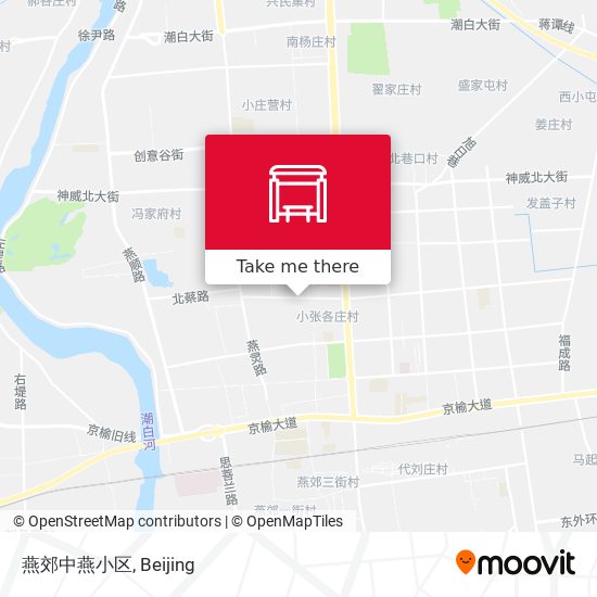 燕郊中燕小区 map