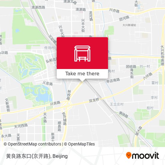 黄良路东口(京开路) map