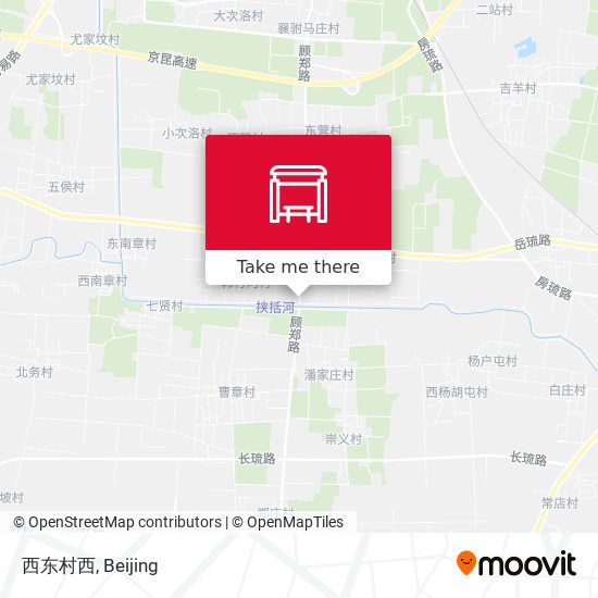 西东村西 map