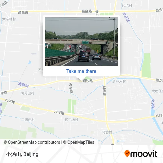 小汤山 map