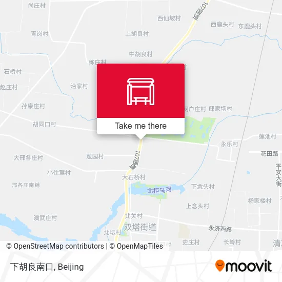 下胡良南口 map