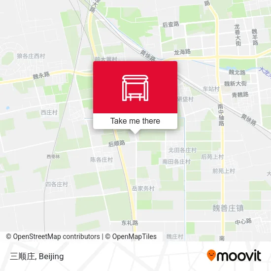 三顺庄 map