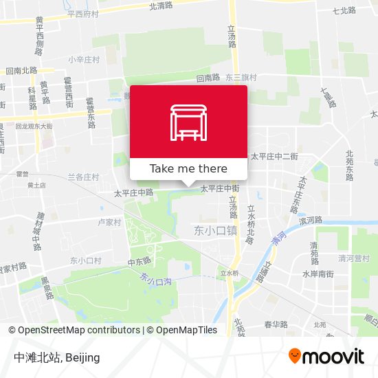中滩北站 map