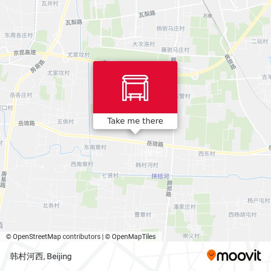 韩村河西 map