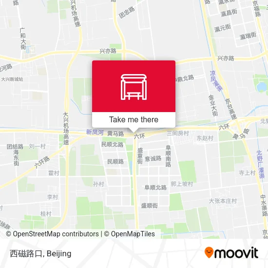西磁路口 map