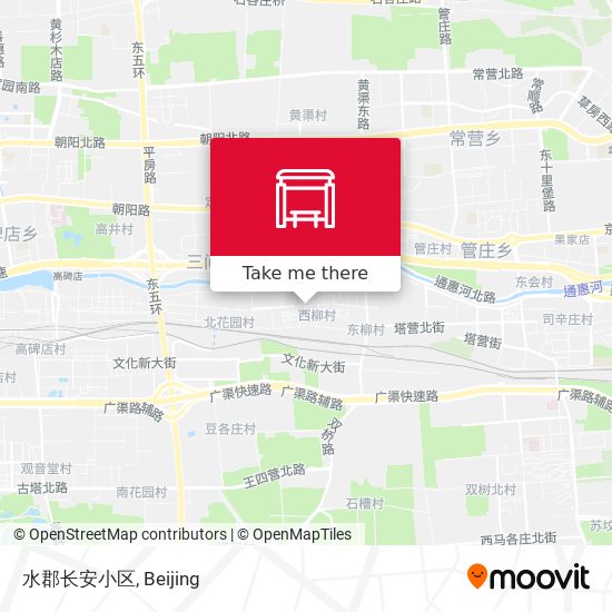 水郡长安小区 map