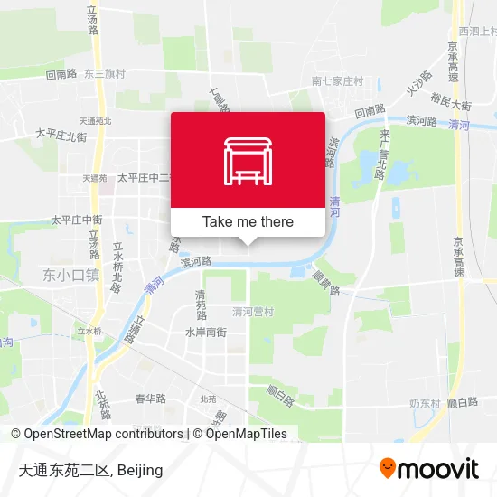 天通东苑二区 map