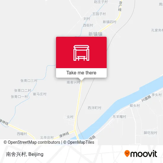 南舍兴村 map