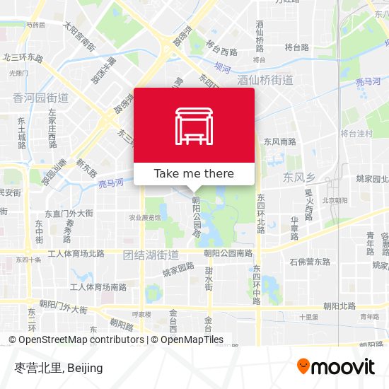 枣营北里 map