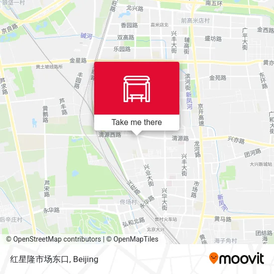 红星隆市场东口 map