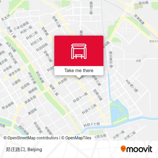 郑庄路口 map