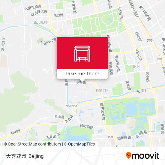 天秀花园 map