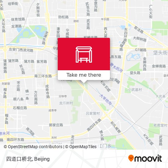 四道口桥北 map