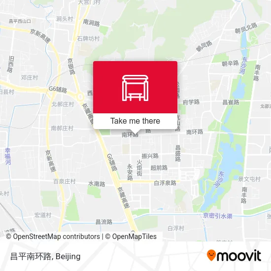 昌平南环路 map