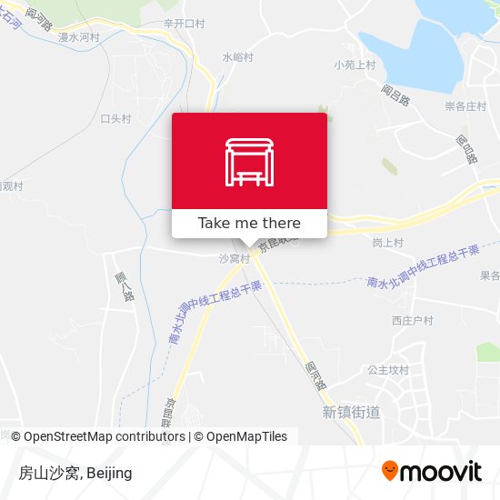 房山沙窝 map