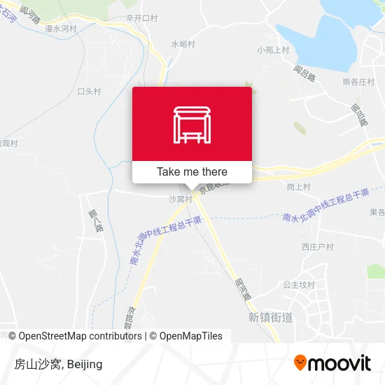房山沙窝 map