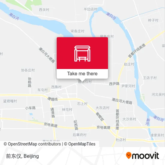 前东仪 map