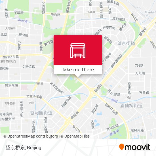 望京桥东 map