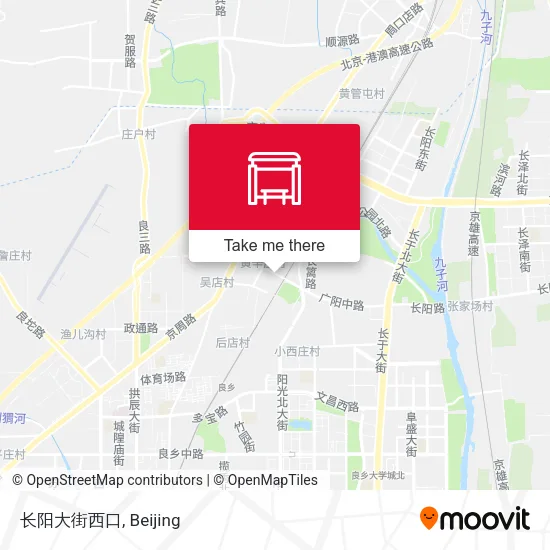 长阳大街西口 map
