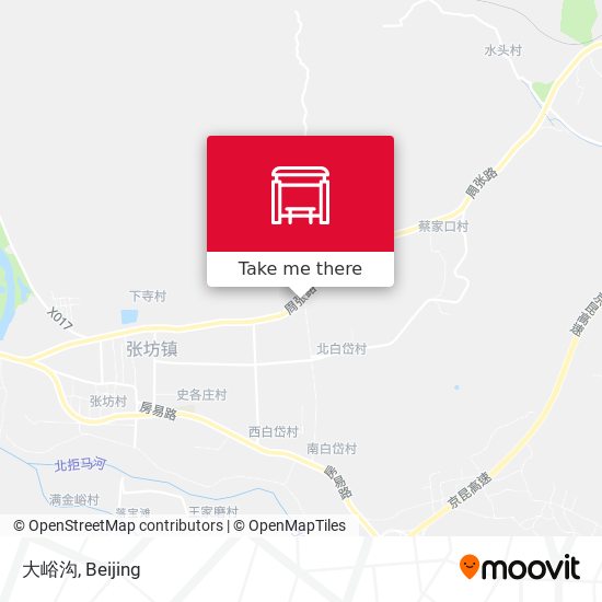 大峪沟 map