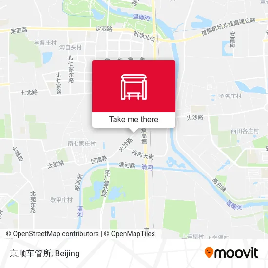京顺车管所 map