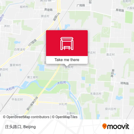 庄头路口 map