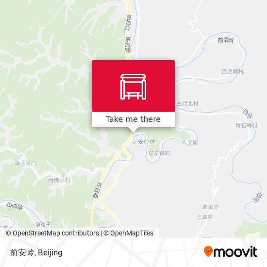 前安岭 map