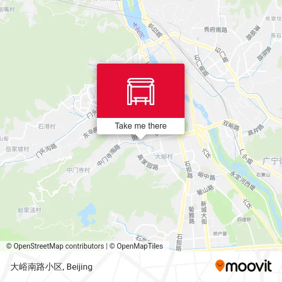 大峪南路小区 map