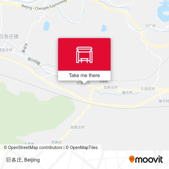 巨各庄 map