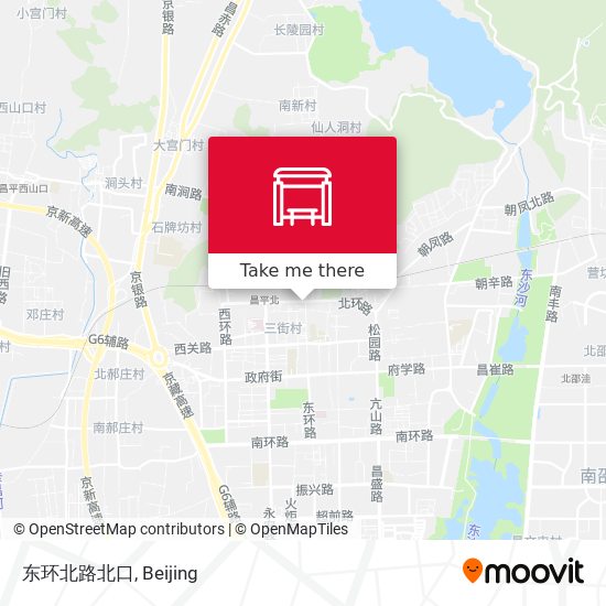 东环北路北口 map