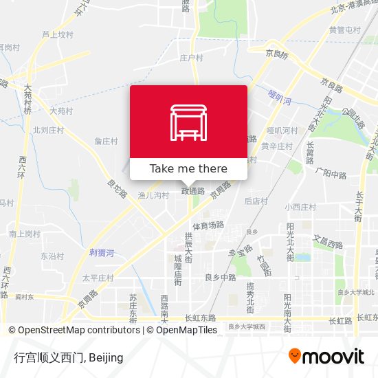 行宫顺义西门 map