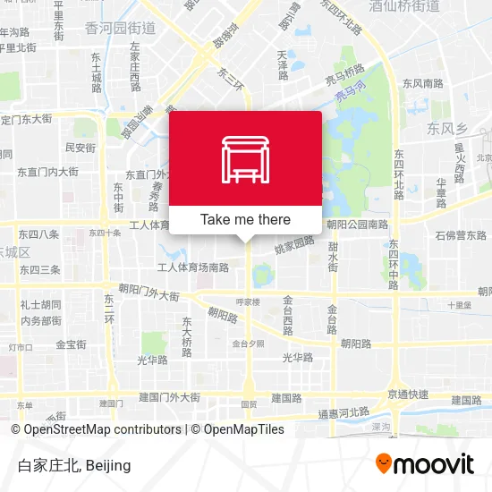 白家庄北 map