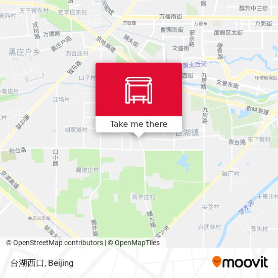 台湖西口 map