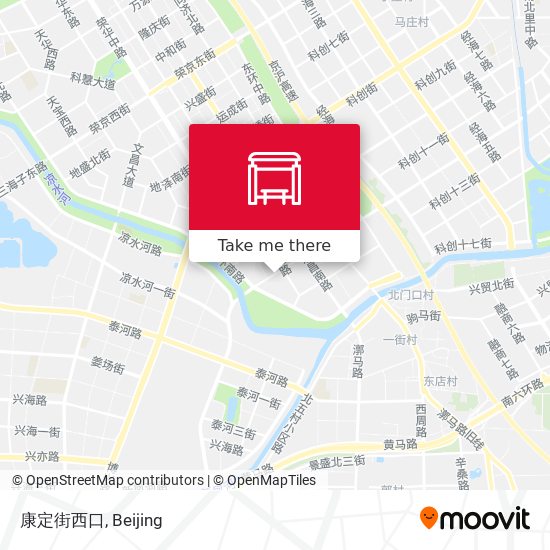 康定街西口 map