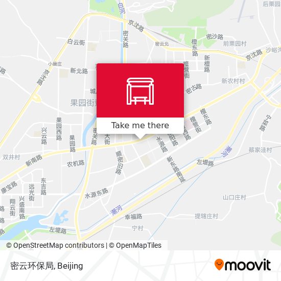 密云环保局 map