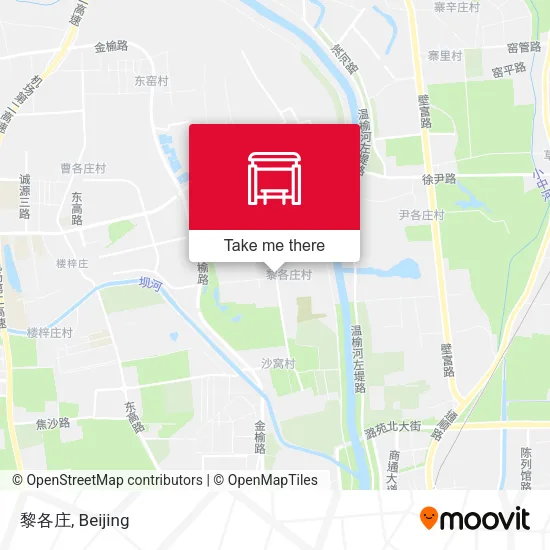 黎各庄 map