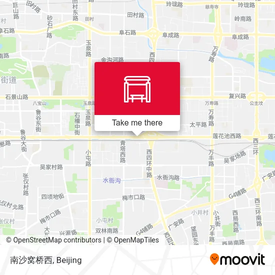 南沙窝桥西 map