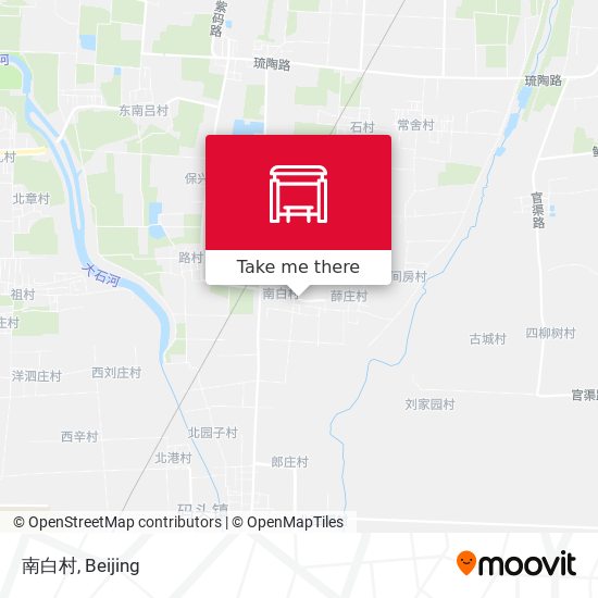 南白村 map