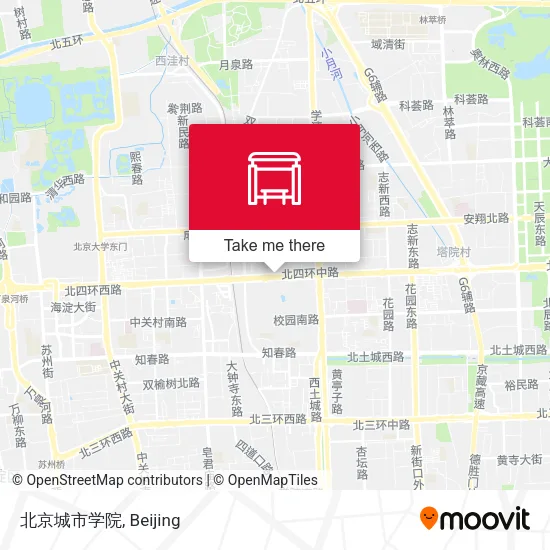 北京城市学院 map