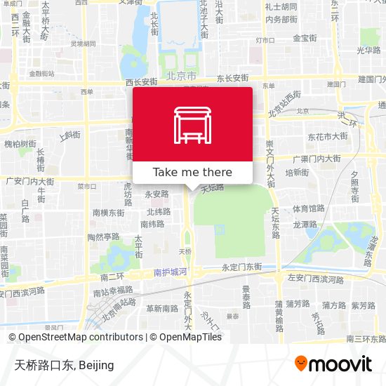 天桥路口东 map