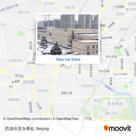 西潞街道办事处 map