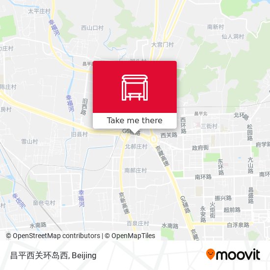 昌平西关环岛西 map