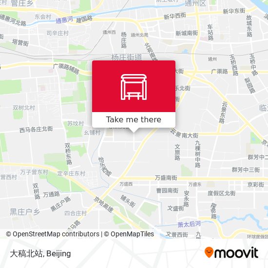 大稿北站 map