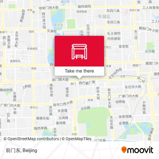 前门东 map
