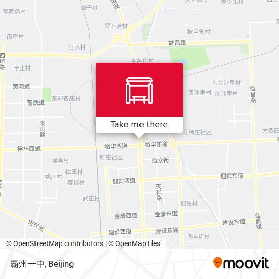 霸州一中 map